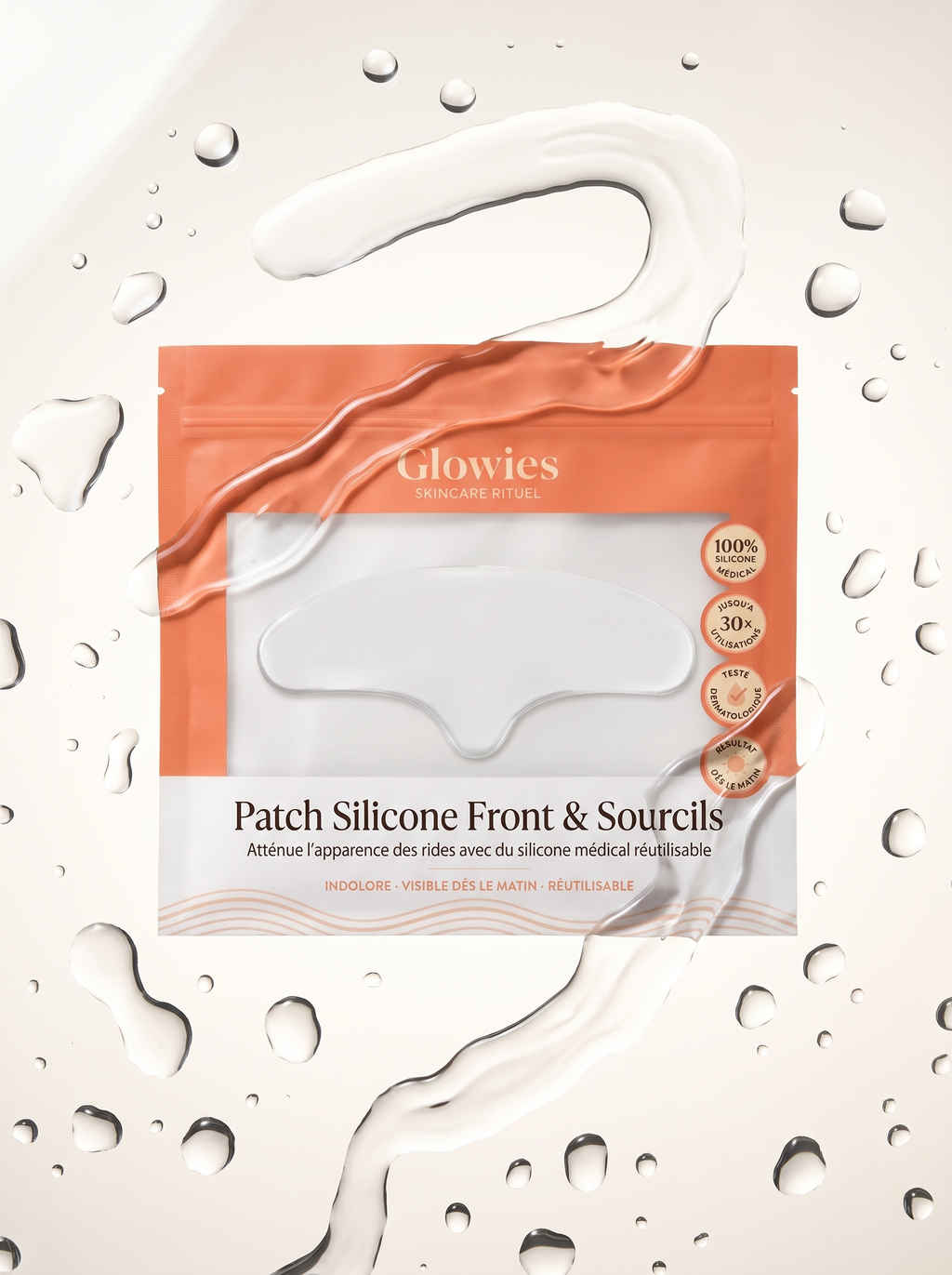 Patch Silicone Anti-Rides — Front & Ride du Lion