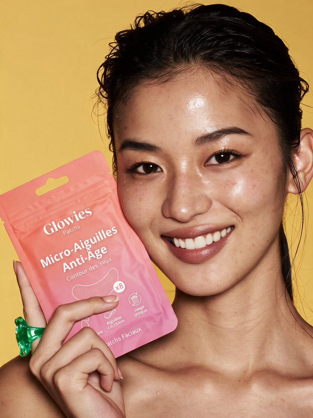 Patch Micro-Aiguilles Contour des Yeux — Acide Hyaluronique & Anti-Rides
